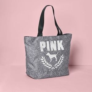NEW PINK Victoria Secret Weekender Tote